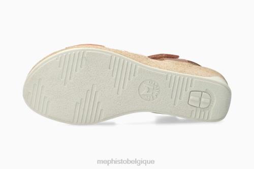 des sandales Mephisto gianna noix de coco femmes X826174