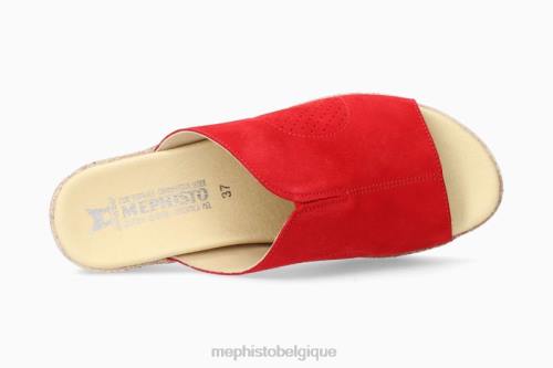 des sandales Mephisto giuletta écarlate femmes X826159