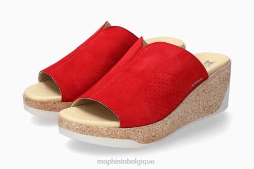 des sandales Mephisto giuletta écarlate femmes X826159