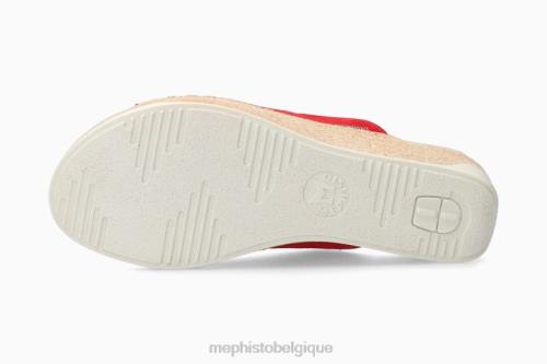des sandales Mephisto giuletta écarlate femmes X826159