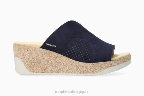 des sandales Mephisto giuletta indigo femmes X826156