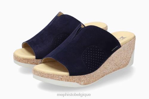 des sandales Mephisto giuletta indigo femmes X826156