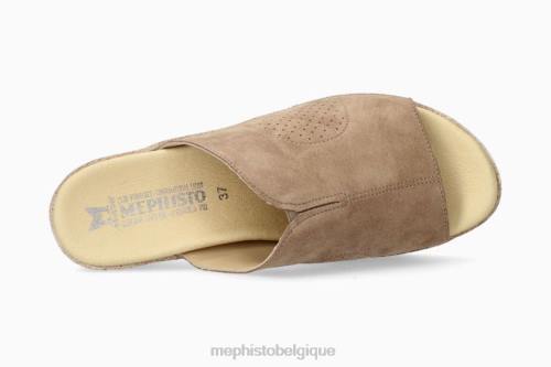 des sandales Mephisto giuletta taupe clair femmes X826160