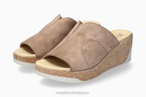 des sandales Mephisto giuletta taupe clair femmes X826160