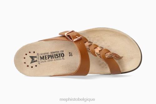 des sandales Mephisto héléonore chameau femmes X826246