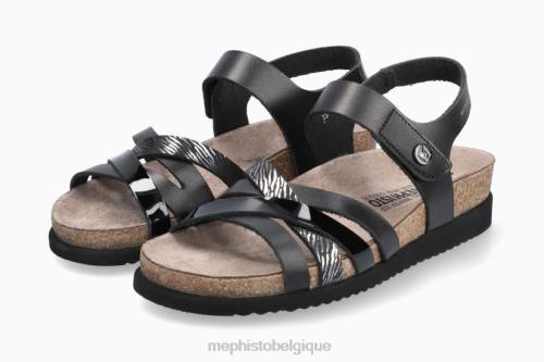 des sandales Mephisto halinka noir femmes X826227