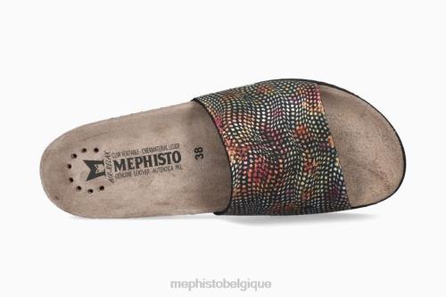 des sandales Mephisto hanik noir femmes X826234