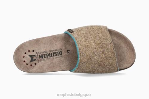 des sandales Mephisto hanik w. taupe femmes X826236