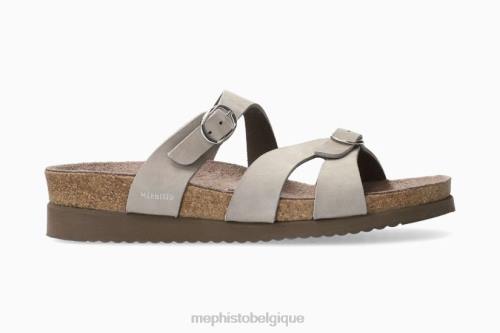 des sandales Mephisto hannel gris clair femmes X826208