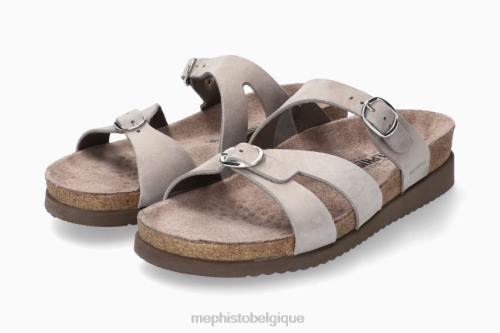 des sandales Mephisto hannel gris clair femmes X826208