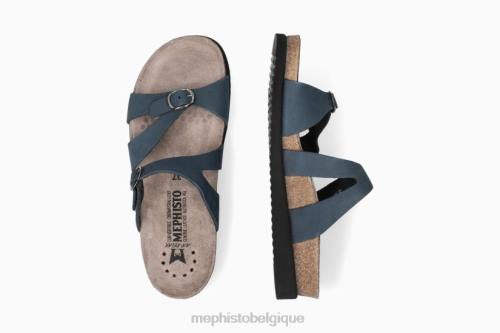 des sandales Mephisto hannel marine femmes X826205