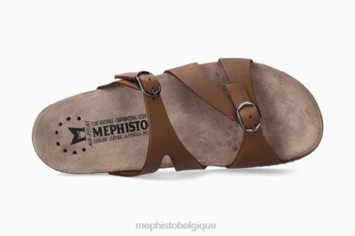 des sandales Mephisto hannel marron foncé femmes X826207