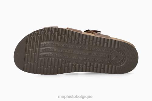 des sandales Mephisto hannel marron foncé femmes X826207