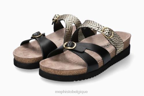 des sandales Mephisto hannel noir femmes X826204
