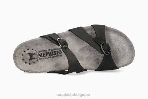 des sandales Mephisto hannel noir femmes X826206