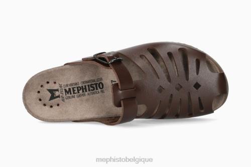 des sandales Mephisto hedina châtaigne femmes X82675