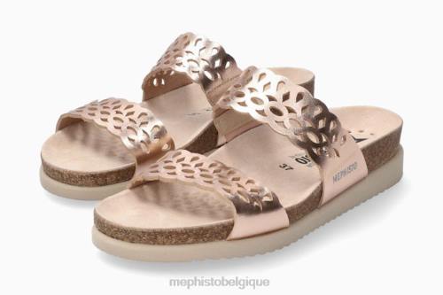 des sandales Mephisto hennie vieux rose femmes X826402