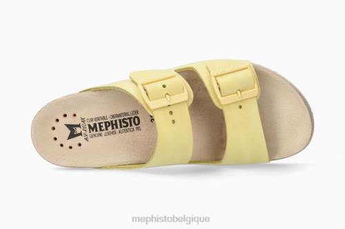 des sandales Mephisto hester jaune femmes X82637
