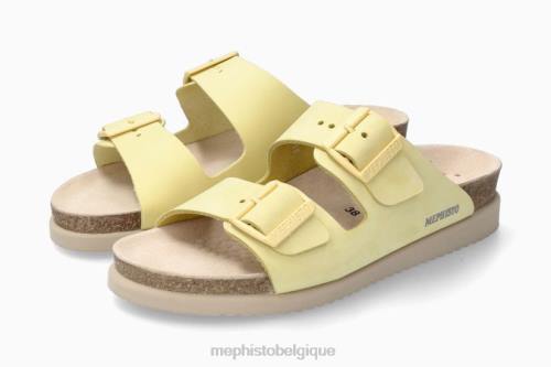 des sandales Mephisto hester jaune femmes X82637