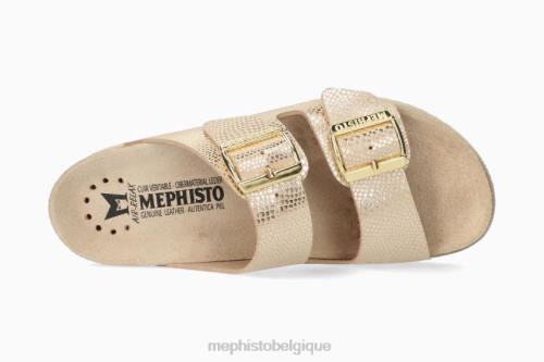 des sandales Mephisto hester sable clair femmes X826219