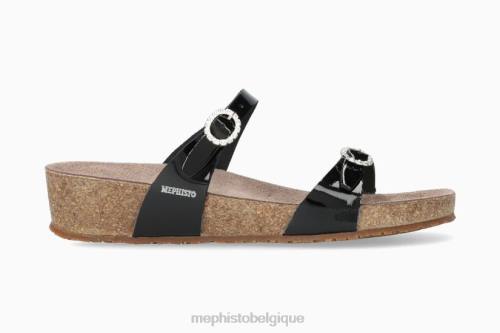 des sandales Mephisto idéalya noir femmes X82628