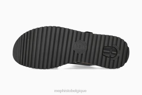 des sandales Mephisto jade noir femmes X82644