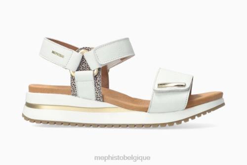 des sandales Mephisto jeanie blanc femmes X82612