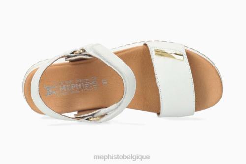 des sandales Mephisto jeanie blanc femmes X82612