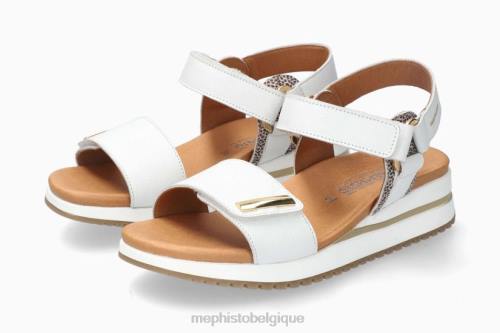 des sandales Mephisto jeanie blanc femmes X82612