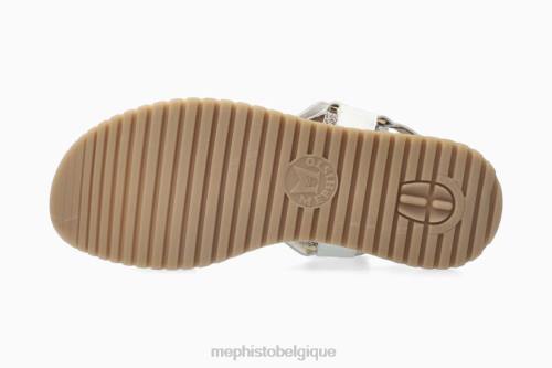 des sandales Mephisto jeanie blanc femmes X82612