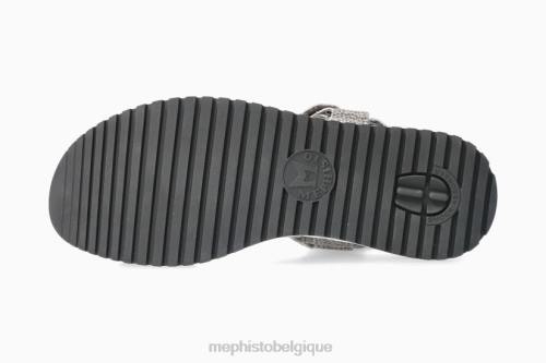 des sandales Mephisto jeanie gris femmes X82684