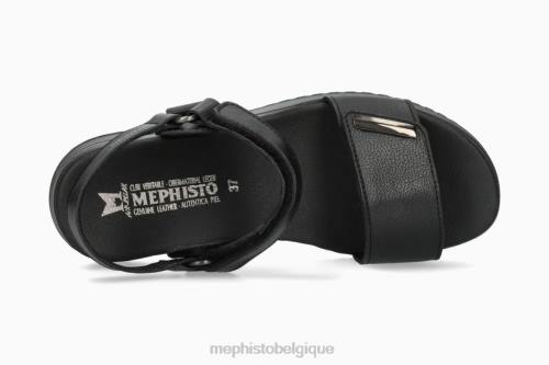des sandales Mephisto jeanie noir femmes X826101
