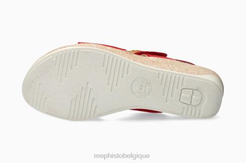des sandales Mephisto julia écarlate femmes X826161