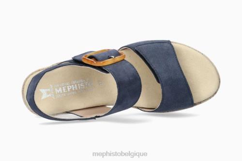 des sandales Mephisto julia jean bleu femmes X826169