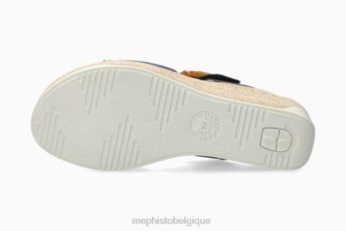 des sandales Mephisto julia jean bleu femmes X826169