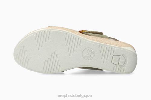 des sandales Mephisto julia kaki clair femmes X826133