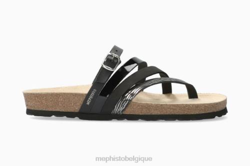 des sandales Mephisto élégant noir femmes X826233