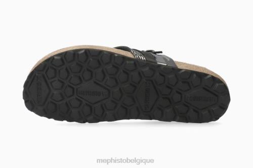 des sandales Mephisto élégant noir femmes X826233
