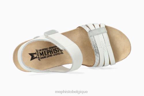 des sandales Mephisto lucie blanc femmes X826203