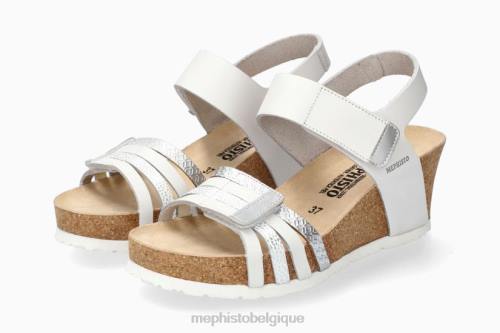 des sandales Mephisto lucie blanc femmes X826203