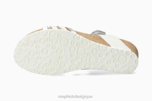 des sandales Mephisto lucie blanc femmes X826203