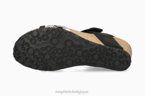 des sandales Mephisto lucie noir femmes X826127