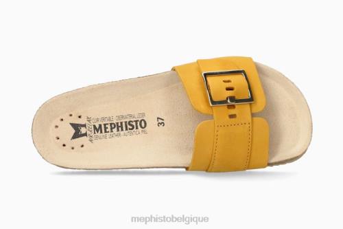 des sandales Mephisto mabel ocre femmes X82622
