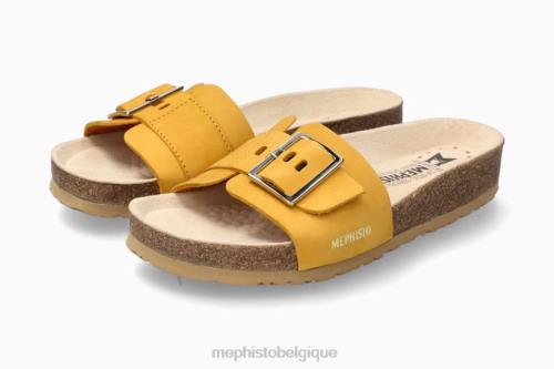 des sandales Mephisto mabel ocre femmes X82622
