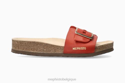 des sandales Mephisto mabel rouge femmes X82623