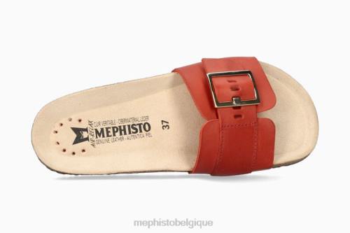 des sandales Mephisto mabel rouge femmes X82623