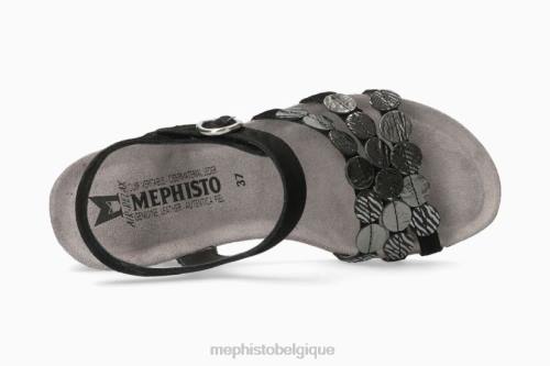des sandales Mephisto mathilde noir femmes X826241