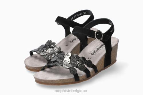des sandales Mephisto mathilde noir femmes X826241