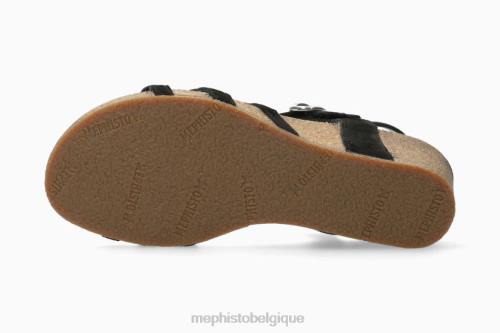 des sandales Mephisto mathilde noir femmes X826241
