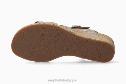 des sandales Mephisto mathilde taupe foncé femmes X826242